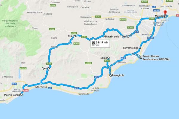 Málaga West Coast and interior Tour