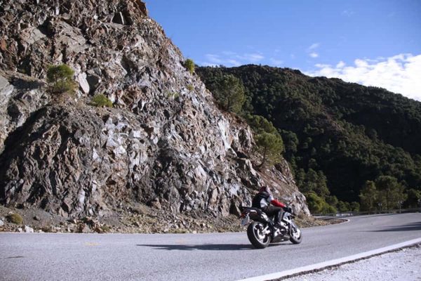 Motorbike on tour