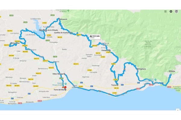 Axarquía East Tour