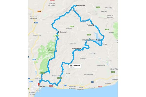 Montes de Málaga Tour