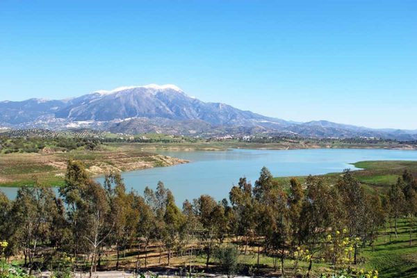 The Viñuela lake